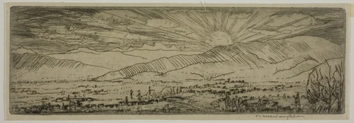 Val d'Arno by Donald Shaw MacLaughlan, print, 1909