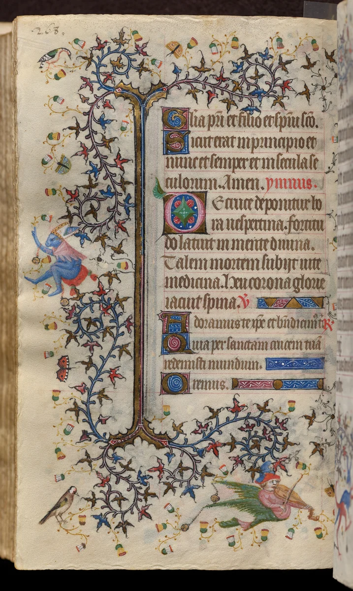 Hours of Charles the Noble, King of Navarre (1361-1425): fol. 134v, Text by Master of the Brussels Initials and Associates, book, 1400-1410