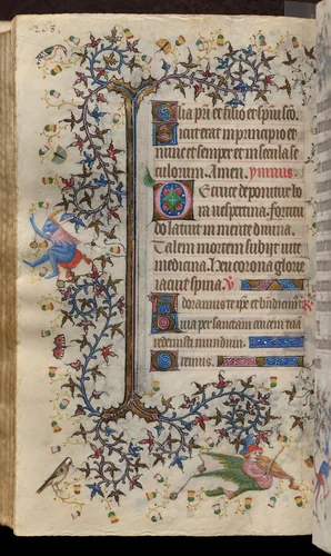 Hours of Charles the Noble, King of Navarre (1361-1425): fol. 134v, Text by Master of the Brussels Initials and Associates, book, 1400-1410