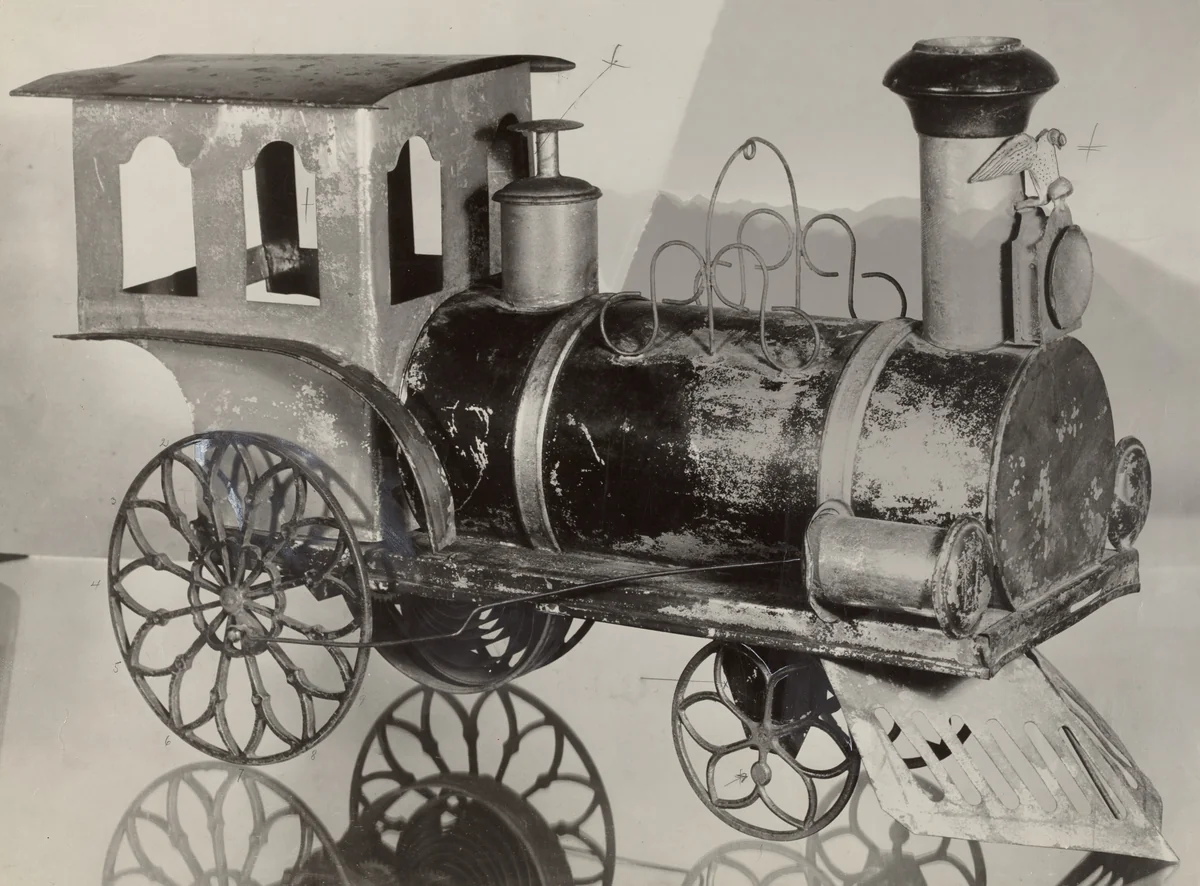 Toy Locomotive by American 20th Century, index of american design, 1935-1942