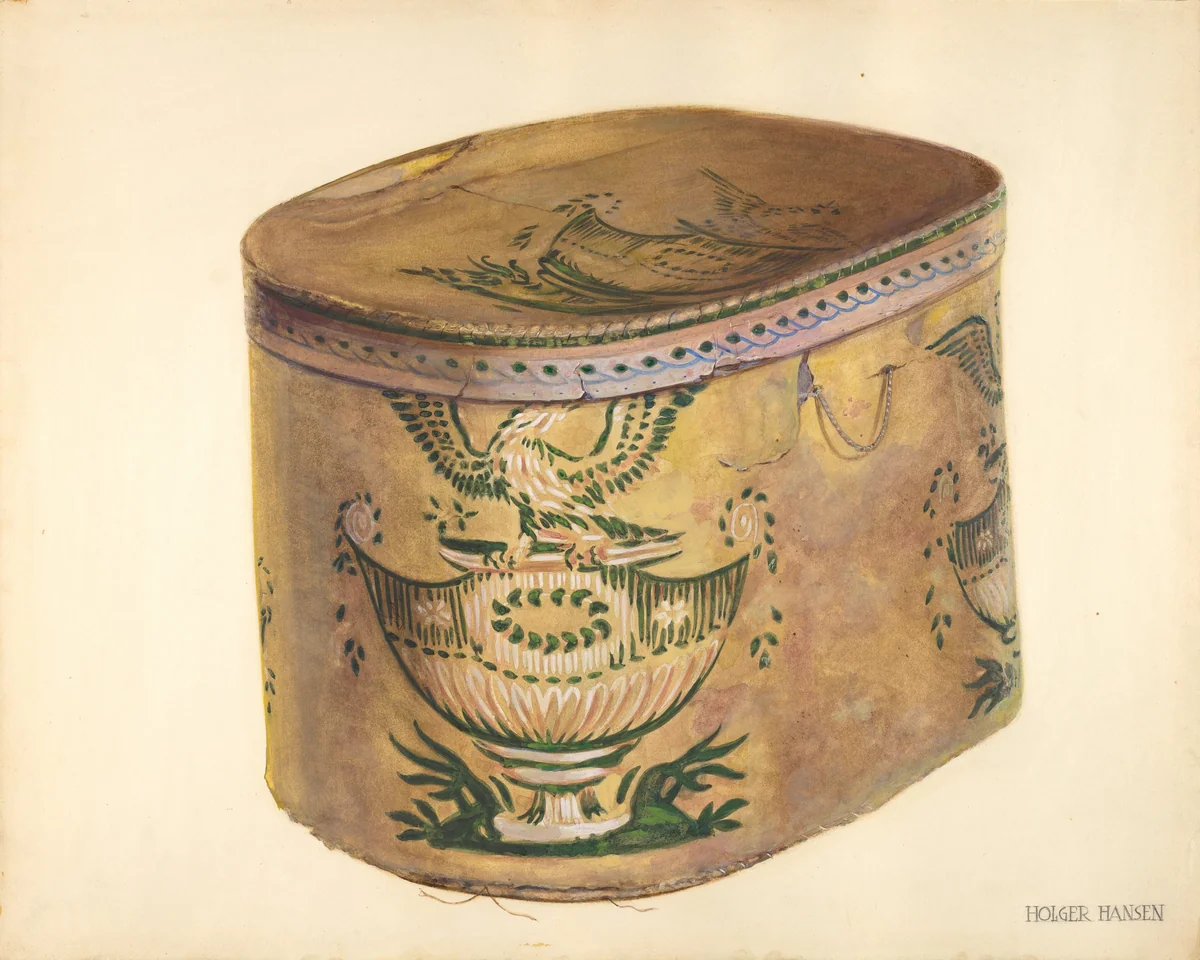 Bandbox by Holger Hansen, index of american design, 1939