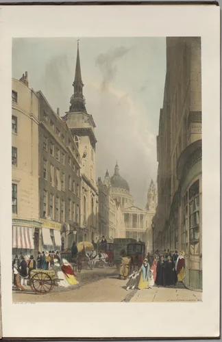London As It Is: St. Paul's, from Ludgate Hill by Thomas Shotter Boys, book, 1842