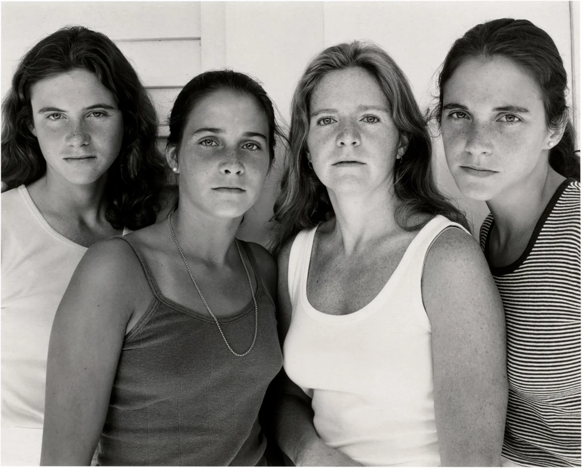 The Brown Sisters, Harwichport, Massachusetts by Nicholas Nixon, photograph, 1978