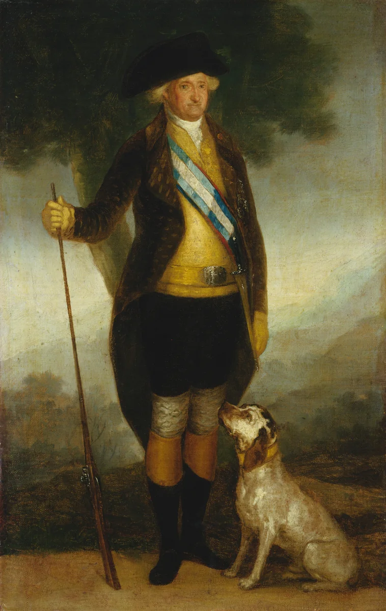Charles IV of Spain as Huntsman by Francisco Goya, painting, 1799-1800