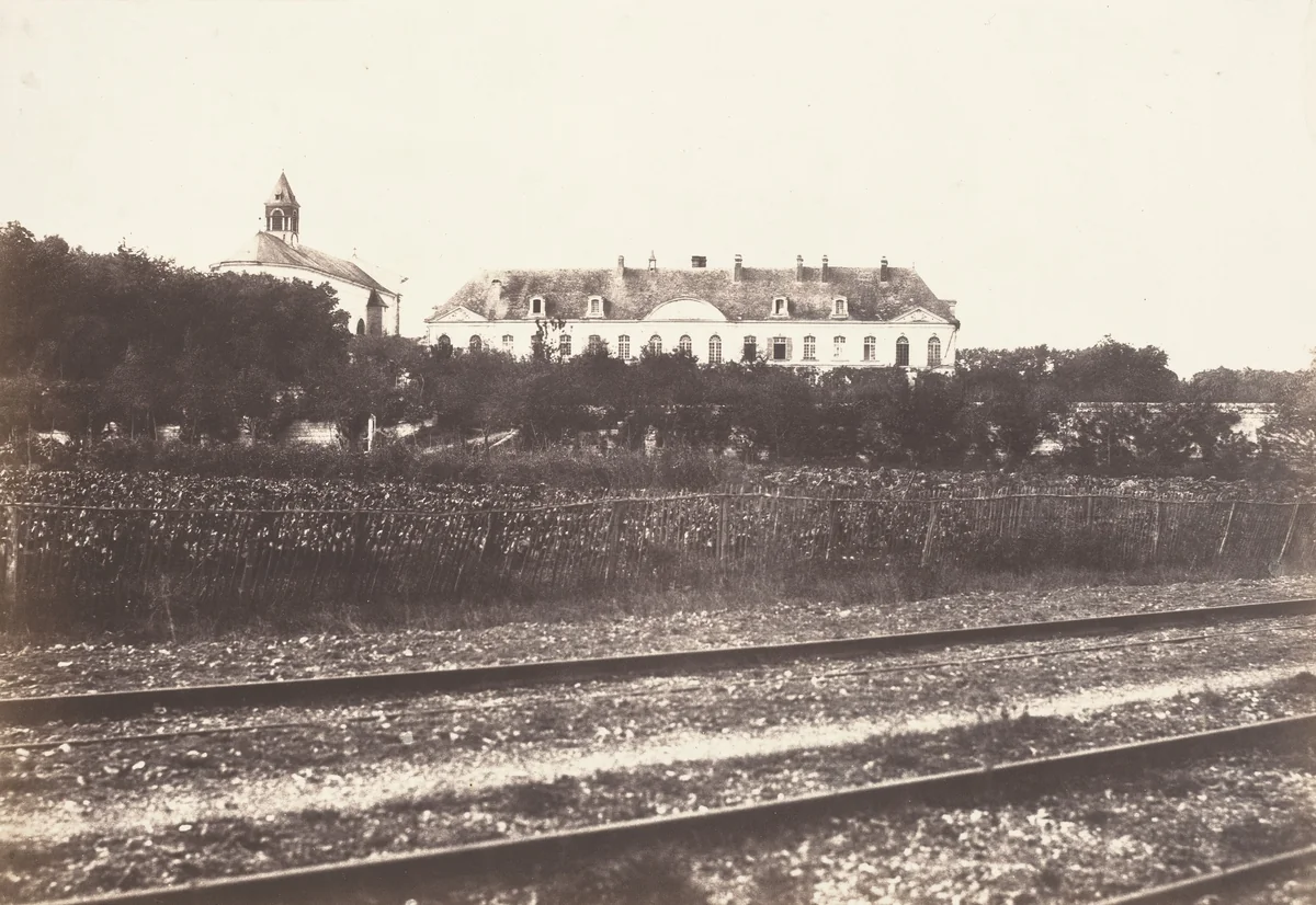 Abbaye du Gard pres d' Abbeville by Édouard-Denis Baldus, photograph, 1850-1860