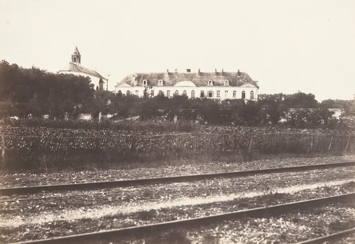 Abbaye du Gard pres d' Abbeville by Édouard-Denis Baldus, photograph, 1850-1860