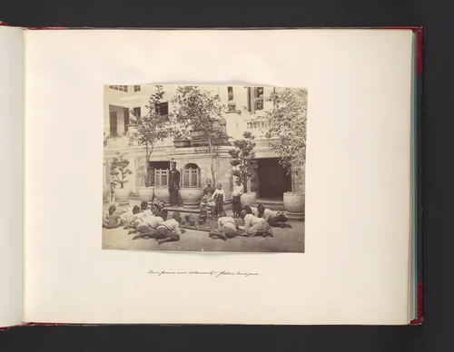 Crown Prince and Attendants, Palace Courtyard by John Thomson, photograph, 1865