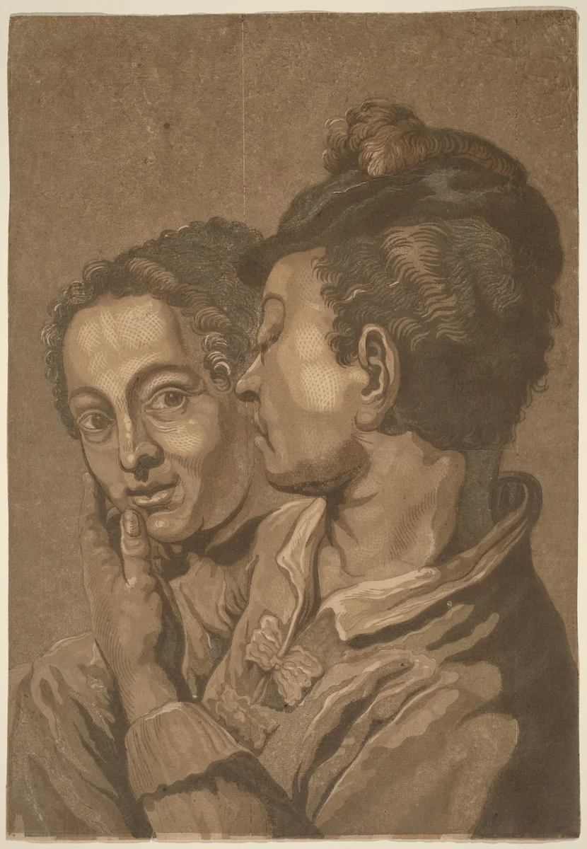 Two Lovers by John Baptist Jackson
Giovanni Battista Piazzetta, print, 1701-1785