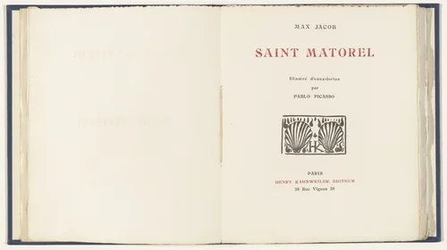 Saint Matorel by Pablo Picasso, illustrated book, 1910