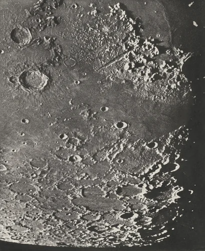 Lunar Photograph: Eudoxe, Mer du froid, Méton from Photographic Atlas of the Moon by Maurice Loewy
Pierre Henri Puiseux, photograph, 1903