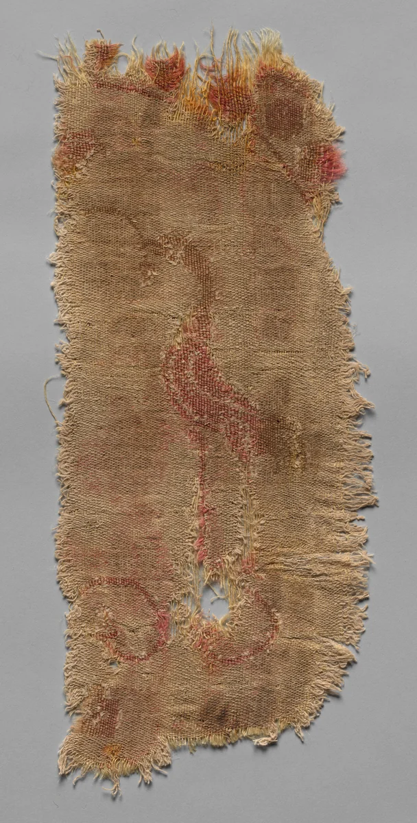 Fragment of Large Scale Roundel by Unknown, textile, 600-699