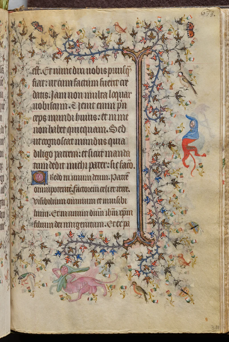 Hours of Charles the Noble, King of Navarre (1361-1425), fol. 311r, Text by Master of the Brussels Initials and Associates, book, 1400-1410