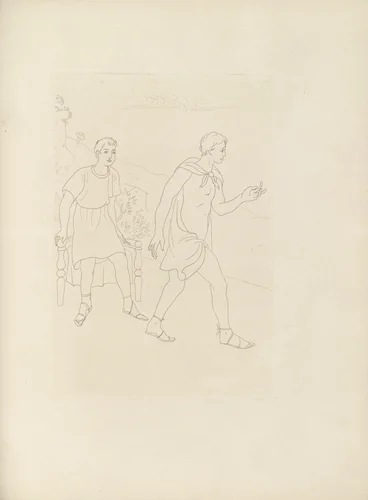 Untitled (plate, folio 19) from Ten Sonnets by Othon Coubine, illustrated book, 1924