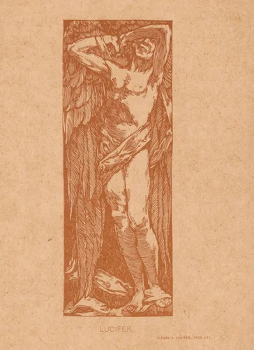 Lucifer by Johannes Josephus Aarts, print, 1898