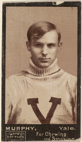 Murphy, Yale University, from the College Football Stars series (N302) for Mayo's Cut Plug Tobacco by P.H. Mayo & Brother, print, 1894