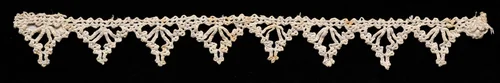 Bobbin Lace Edging with Points by Unknown, textile, 1540-1560