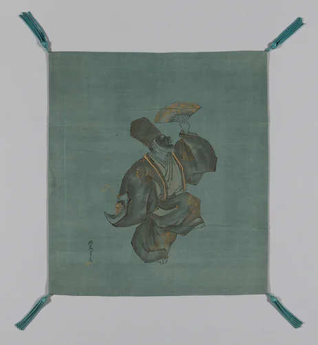 Fukusa (Gift Cover) by Saeki Ganryô, textile, 1801-1825
