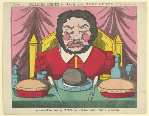 Scene 6, from Jack and the Giant Killer, Scenes for a Toy Theater by Benjamin Pollock, print, 1870-1890