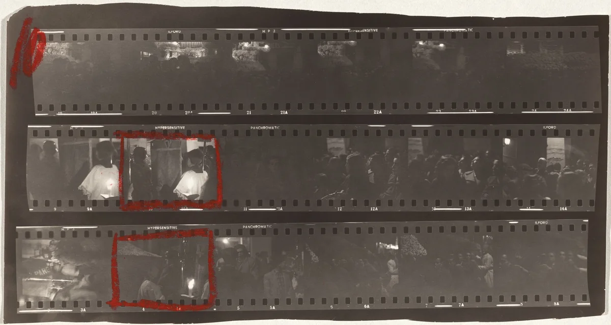 Trip south--Seville, Spain 10/Black White and Things 28 by Robert Frank, photograph, 1952