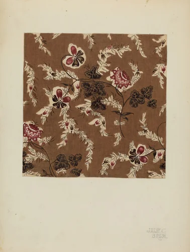 Printed Cotton by Julie C. Brush, index of american design, 1942
