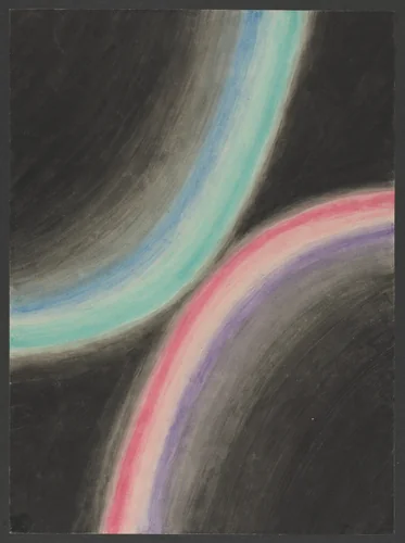 Colored Rhythm: Study for the Film by Léopold Survage, drawing, 1913