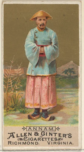 Annam, from the Natives in Costume series (N16) for Allen & Ginter Cigarettes Brands by Allen & Ginter, print, 1886