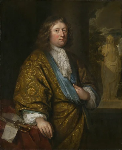 Portrait of a Gentleman by Caspar Netscher, painting, 1680