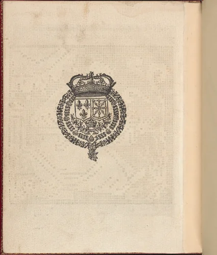 Les Singuliers et Nouveaux Portraicts... page 72 (verso) by Federico de Vinciolo, book, 1588
