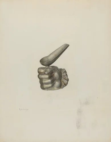 Pipe Stand by Herman Schulze, index of american design, 1941