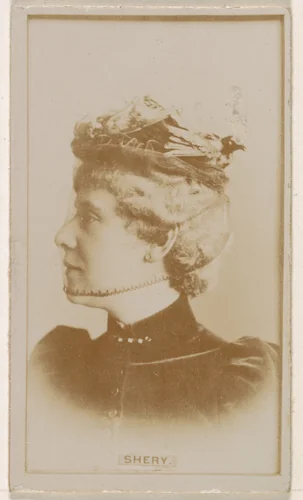 Miss Shery, from the Actresses series (N245) issued by Kinney Brothers to promote Sweet Caporal Cigarettes by Kinney Brothers Tobacco Company, photograph, 1890