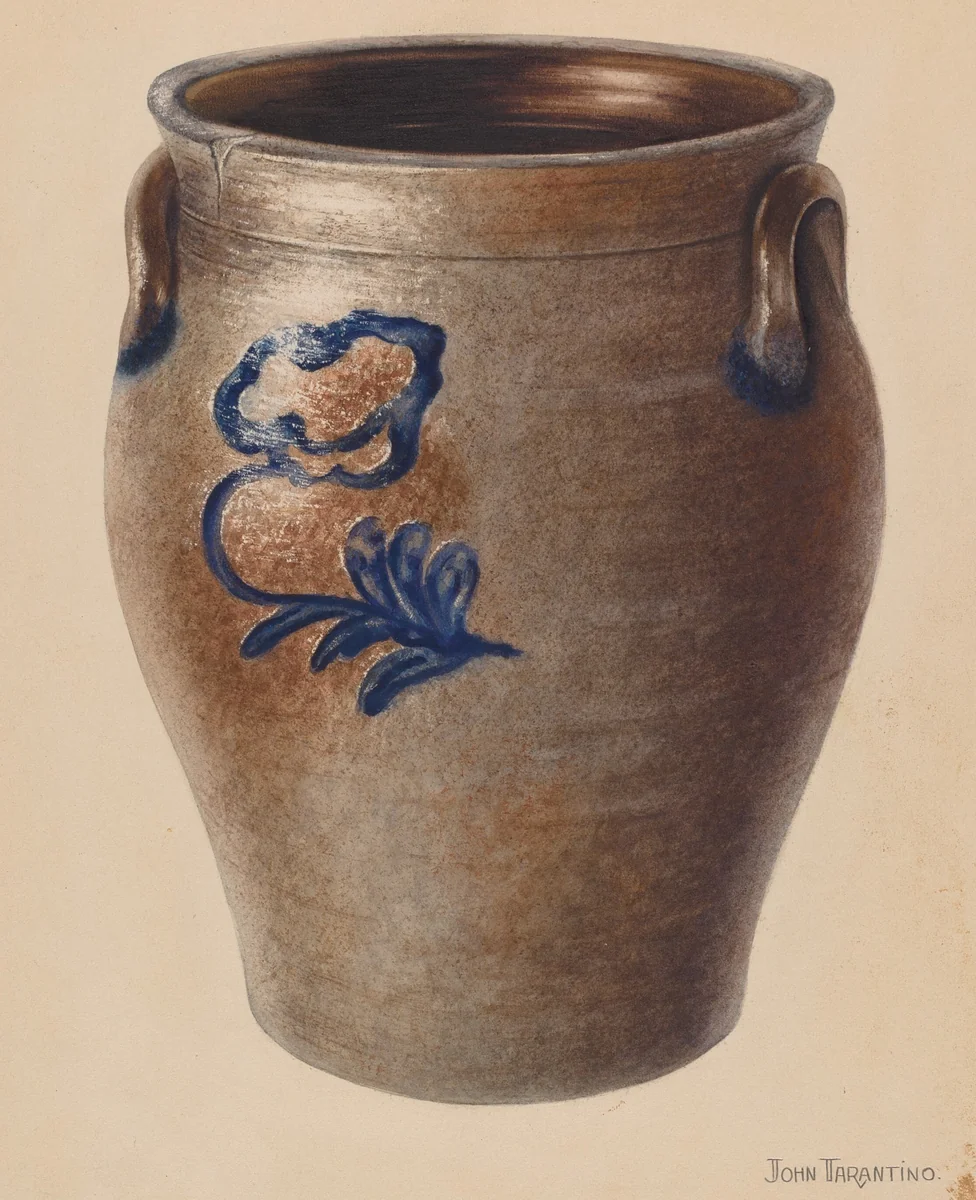 Crock by John Tarantino, index of american design, 1938