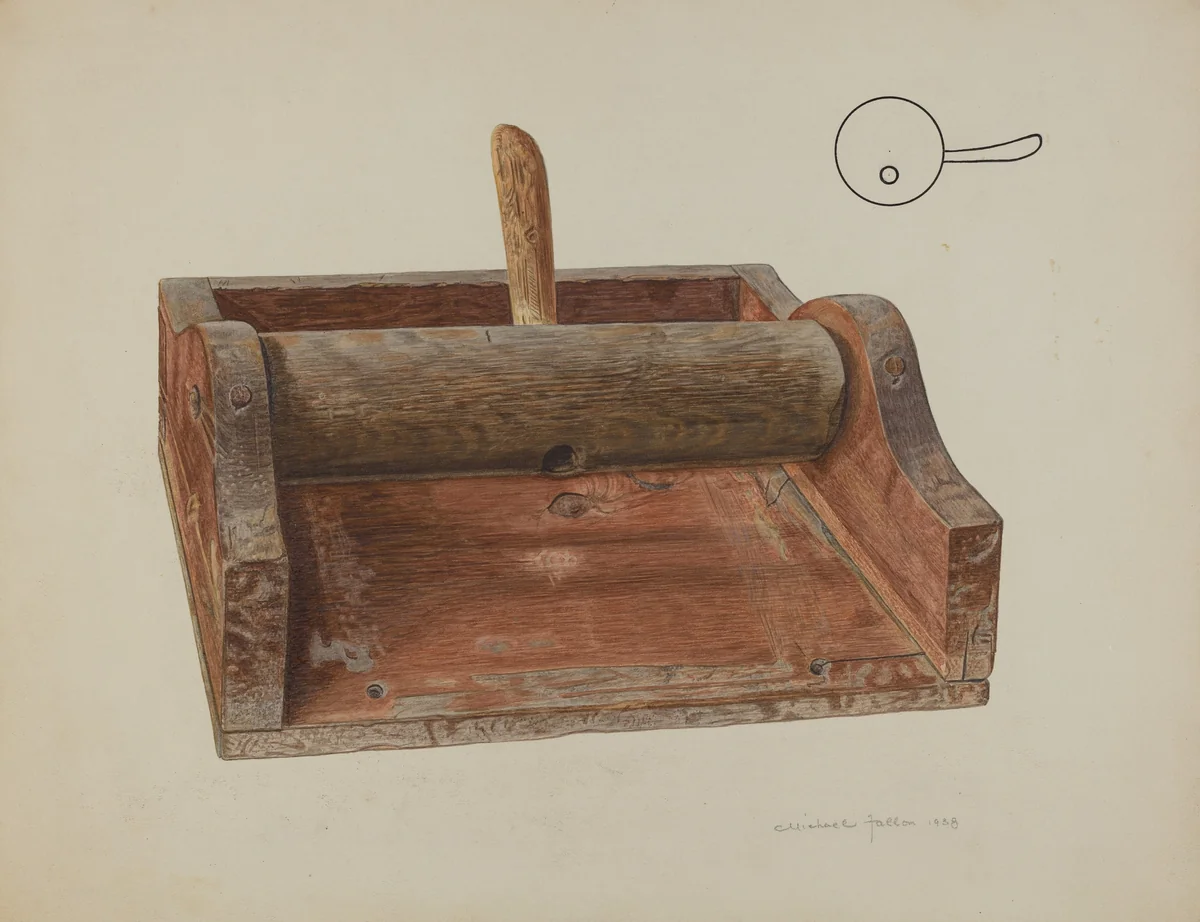 Press by Michael Fallon, index of american design, 1938