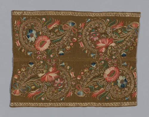 Fragment (Towel End) by Turkey, textile, 1801-1900