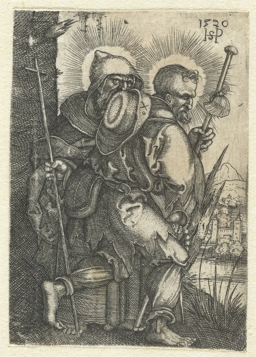 Filippus en Jakobus de Meerdere by Unknown, print, 1520