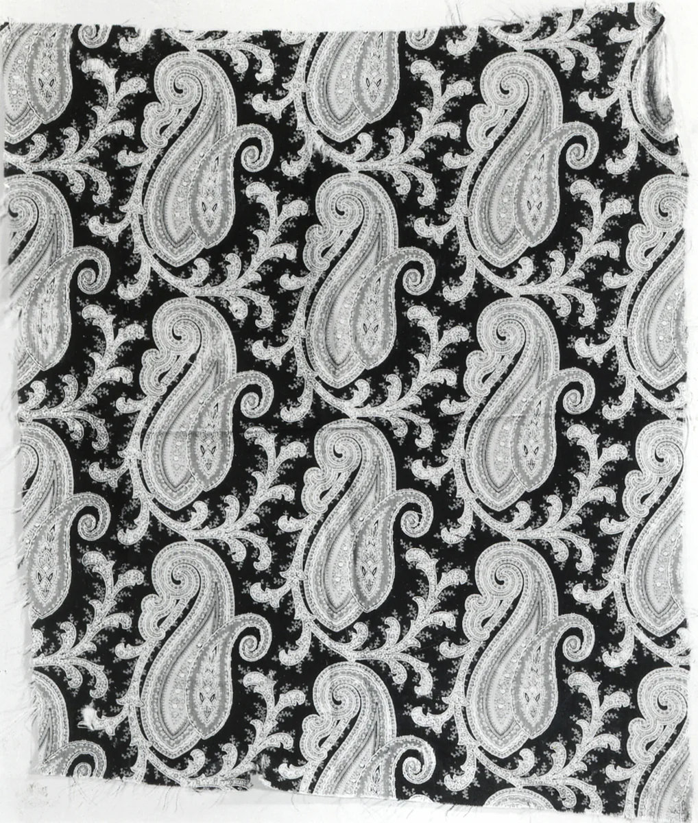 Panel by England, textile, 1860-1880