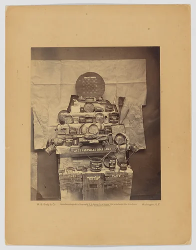 Relics of Andersonville Prison by Brady & Co., photograph, 1866