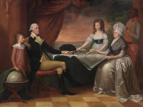 The Washington Family by Edward Savage, painting, 1789-1796