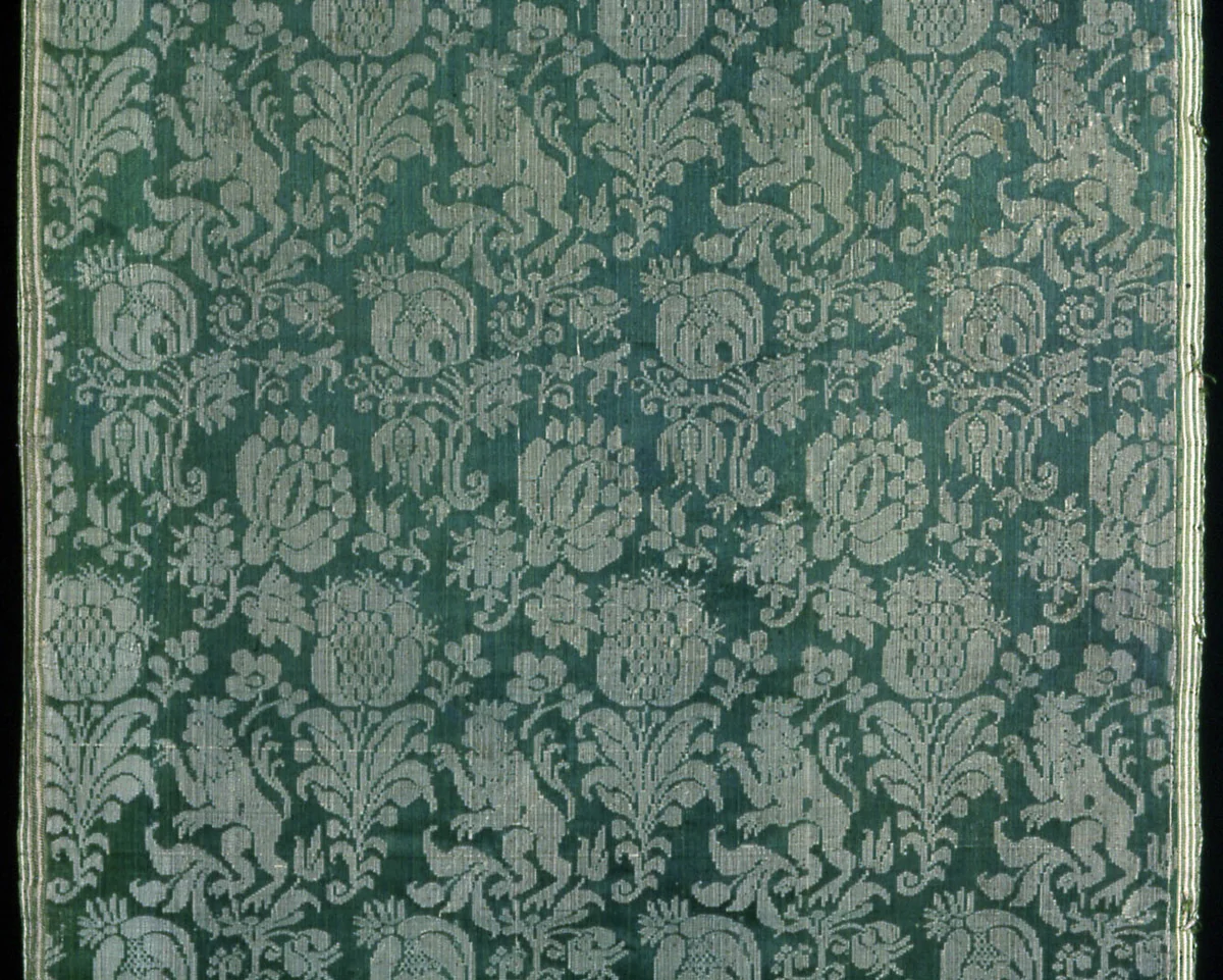 Panel by Italy, textile, 1601-1700