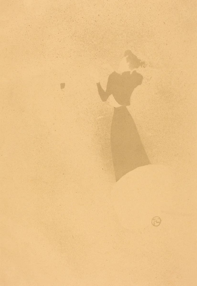 The Milliner (La Modiste - Renée Vert) by Henri de Toulouse-Lautrec, print, 1893