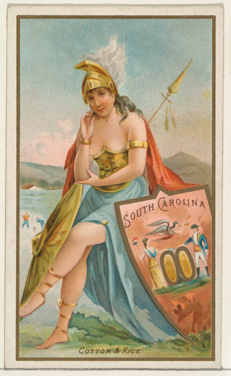 South Carolina, from the Industries of States series (N117) issued by Duke Sons & Co. to promote Honest Long Cut Tobacco by W. Duke, Sons & Co., print, 1889