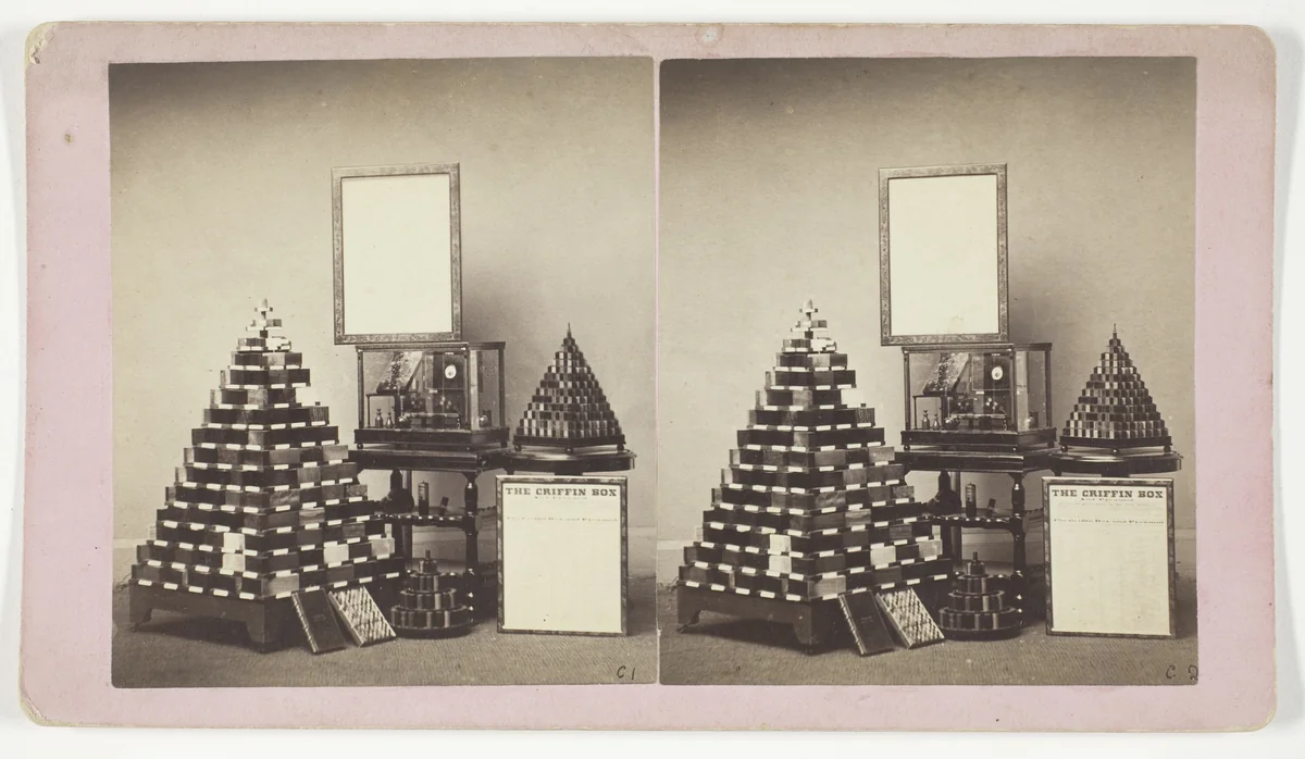 Untitled (The Griffin Box) by Artist Unknown, photograph, 1875-1899