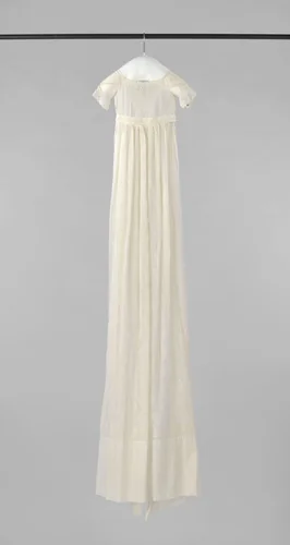 Een witzijden onderrok. Horend bij doopjurk inv. nr. BK-NM-12795-B. by anonymous, textile, 1850