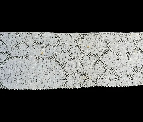 Border by Belgium, Flanders, textile, 1650-1675