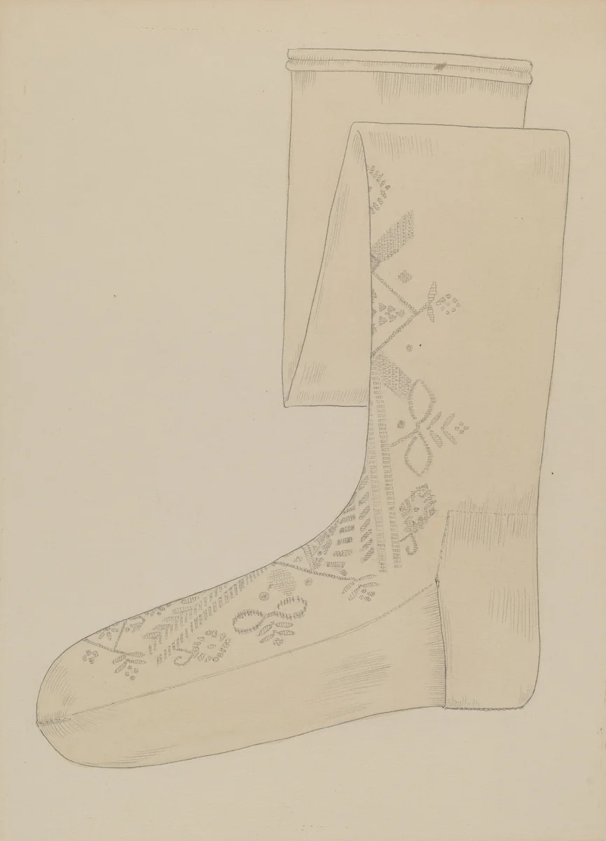 Stockings by Melita Hofmann, index of american design, 1936