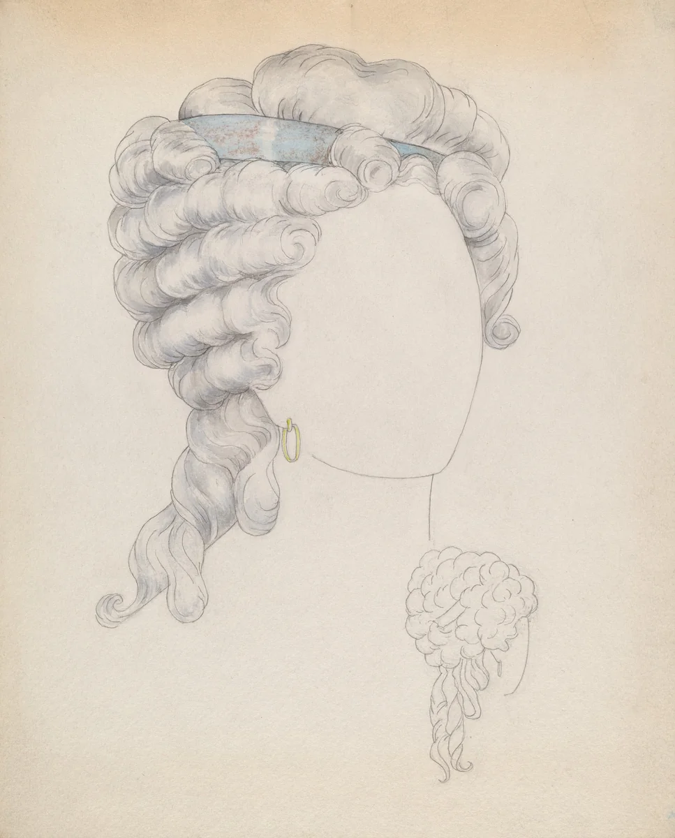 Headdress by Eva Noe, index of american design, 1937