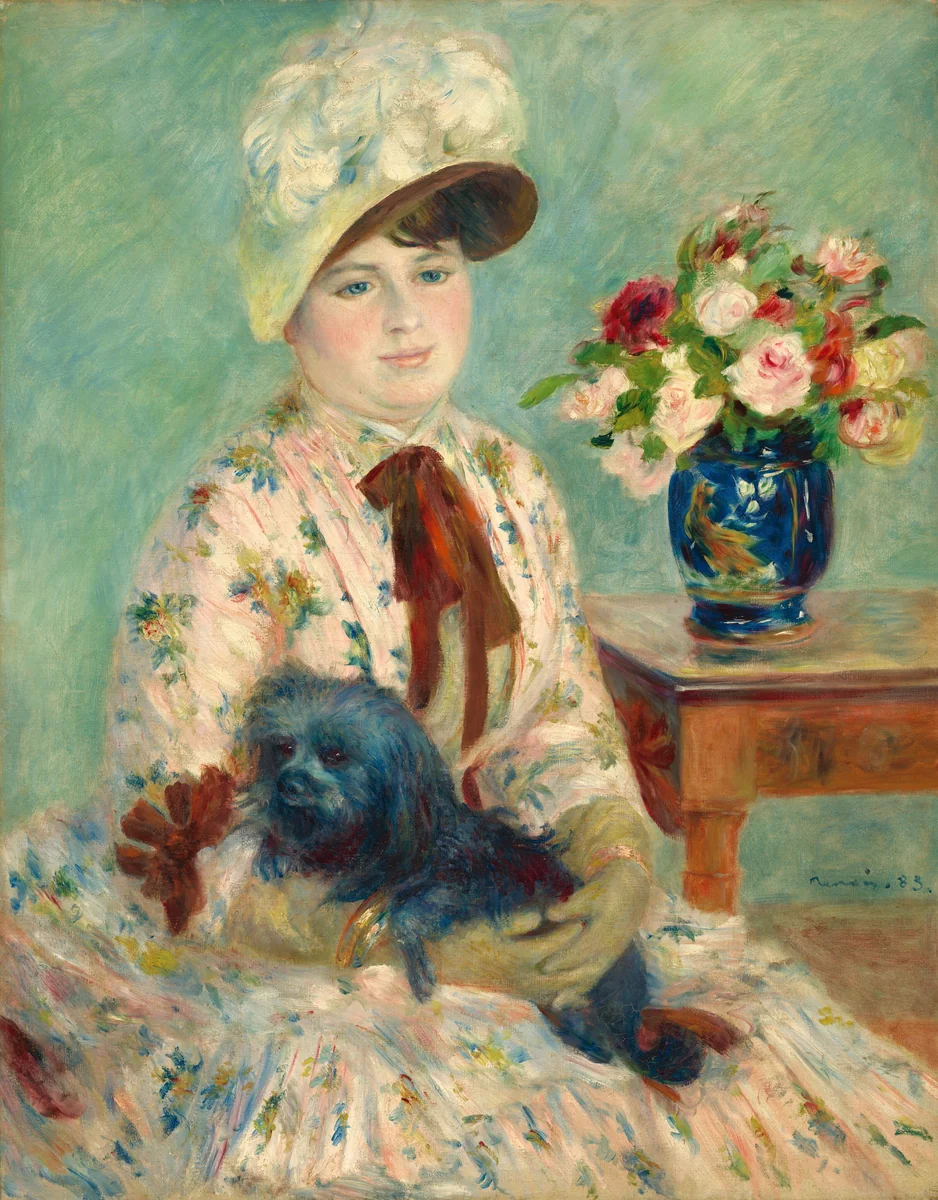 Mlle Charlotte Berthier by Auguste Renoir, painting, 1883