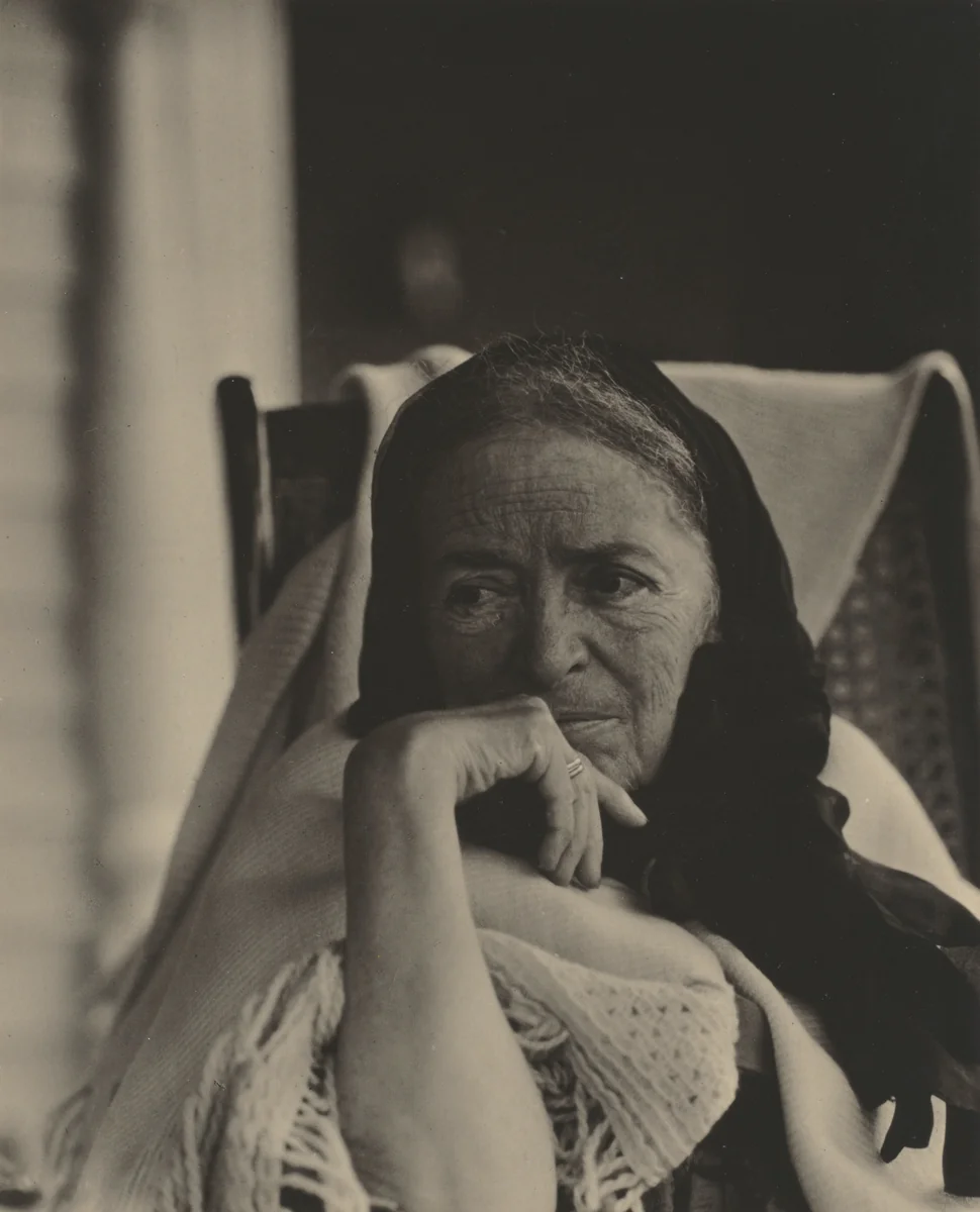 Hedwig Stieglitz by Alfred Stieglitz, photograph, 1921-1922