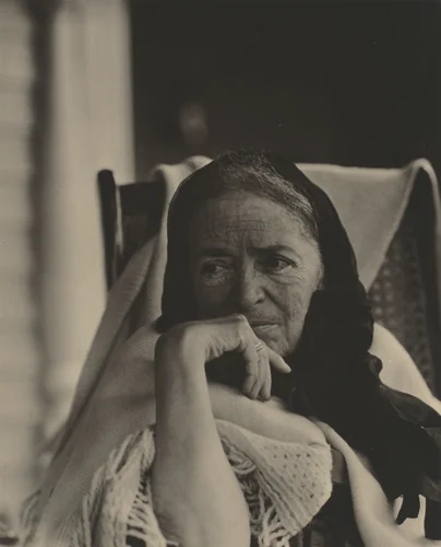 Hedwig Stieglitz by Alfred Stieglitz, photograph, 1921-1922