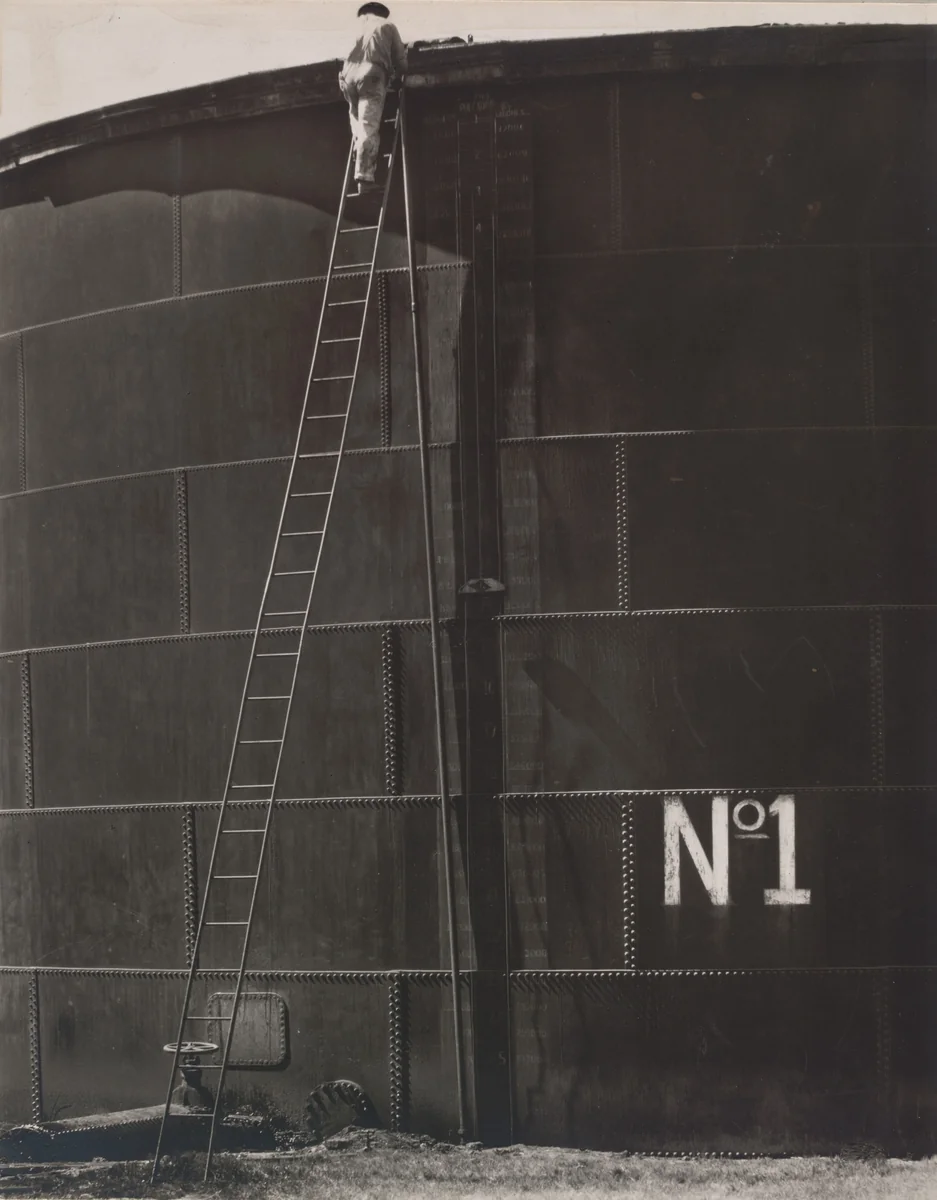 Oil Tank by Tina Modotti, photograph, 1927