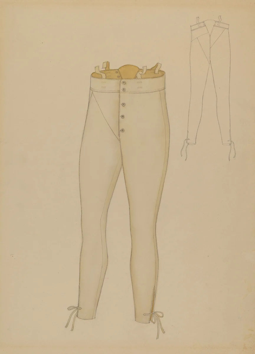 Trousers by Henry De Wolfe, index of american design, 1937